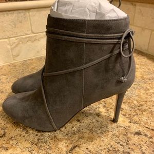 Ann Taylor Suede Booties Size 8